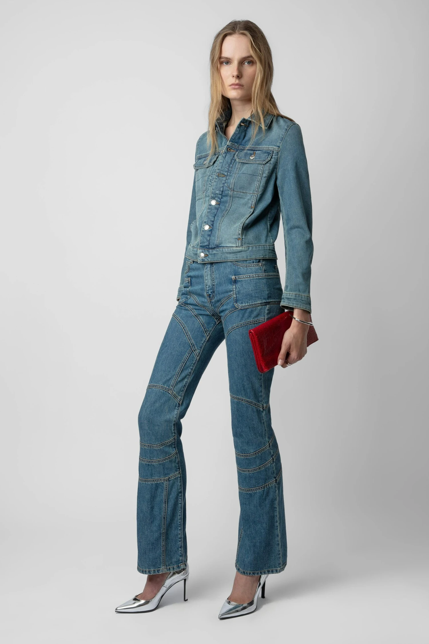 Zadig & Voltaire Elvira Jeans Light Blue 2 Zadig & Voltaire Elvira Jeans Light Blue - Image 2