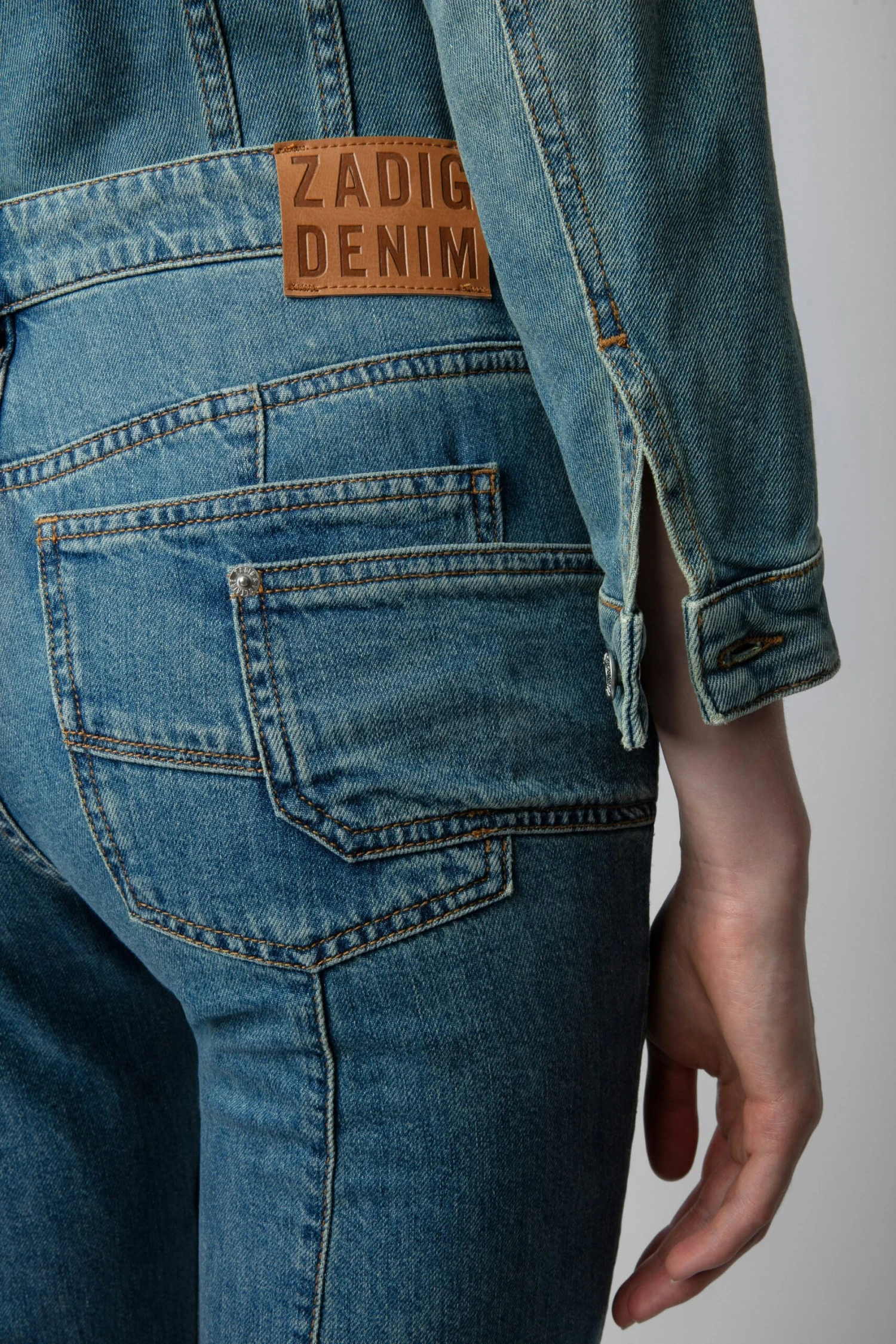 Zadig & Voltaire Elvira Jeans Light Blue 4 Zadig & Voltaire Elvira Jeans Light Blue - Image 4