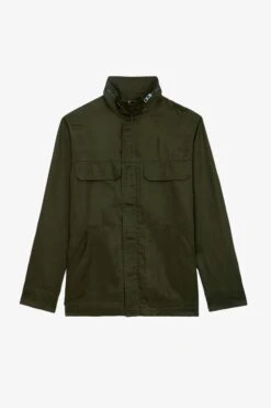 Zadig & Voltaire Kayaka Military Jacket Wakame -Zadig & Voltaire Shop WWOW00608 WAKAME 1
