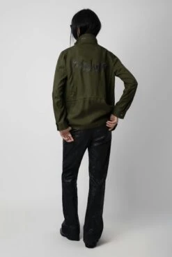 Zadig & Voltaire Kayaka Military Jacket Wakame -Zadig & Voltaire Shop WWOW00608 WAKAME 5