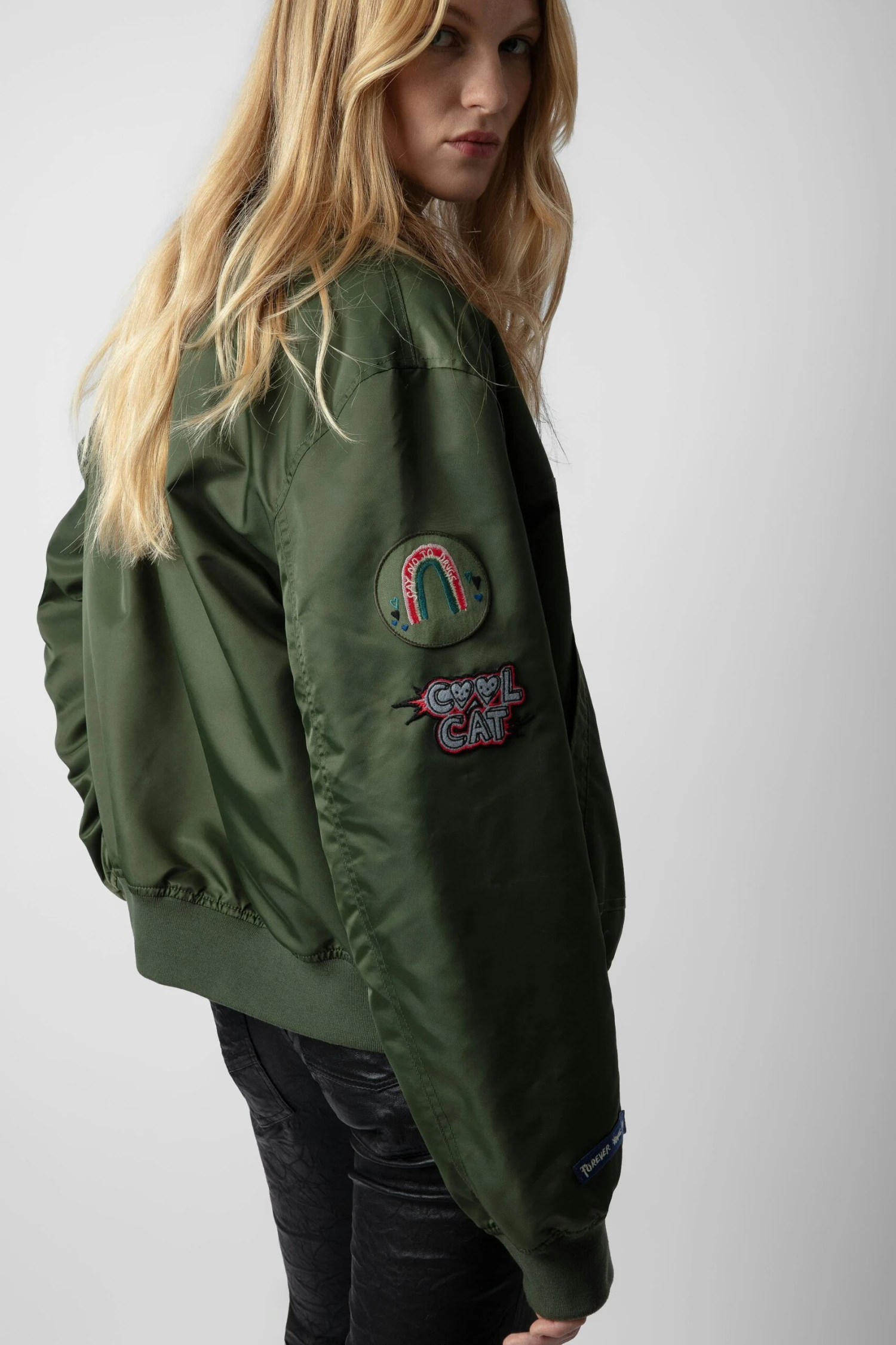 Zadig & Voltaire Bolid Jacket Used Kaki 3 Zadig & Voltaire Bolid Jacket Used Kaki - Image 3