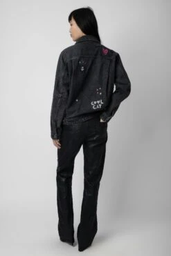 Zadig & Voltaire Kasy Denim Jacket Grey -Zadig & Voltaire Shop WWOW00637 GRIS 6