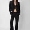 Zadig & Voltaire Poxy Pants Black