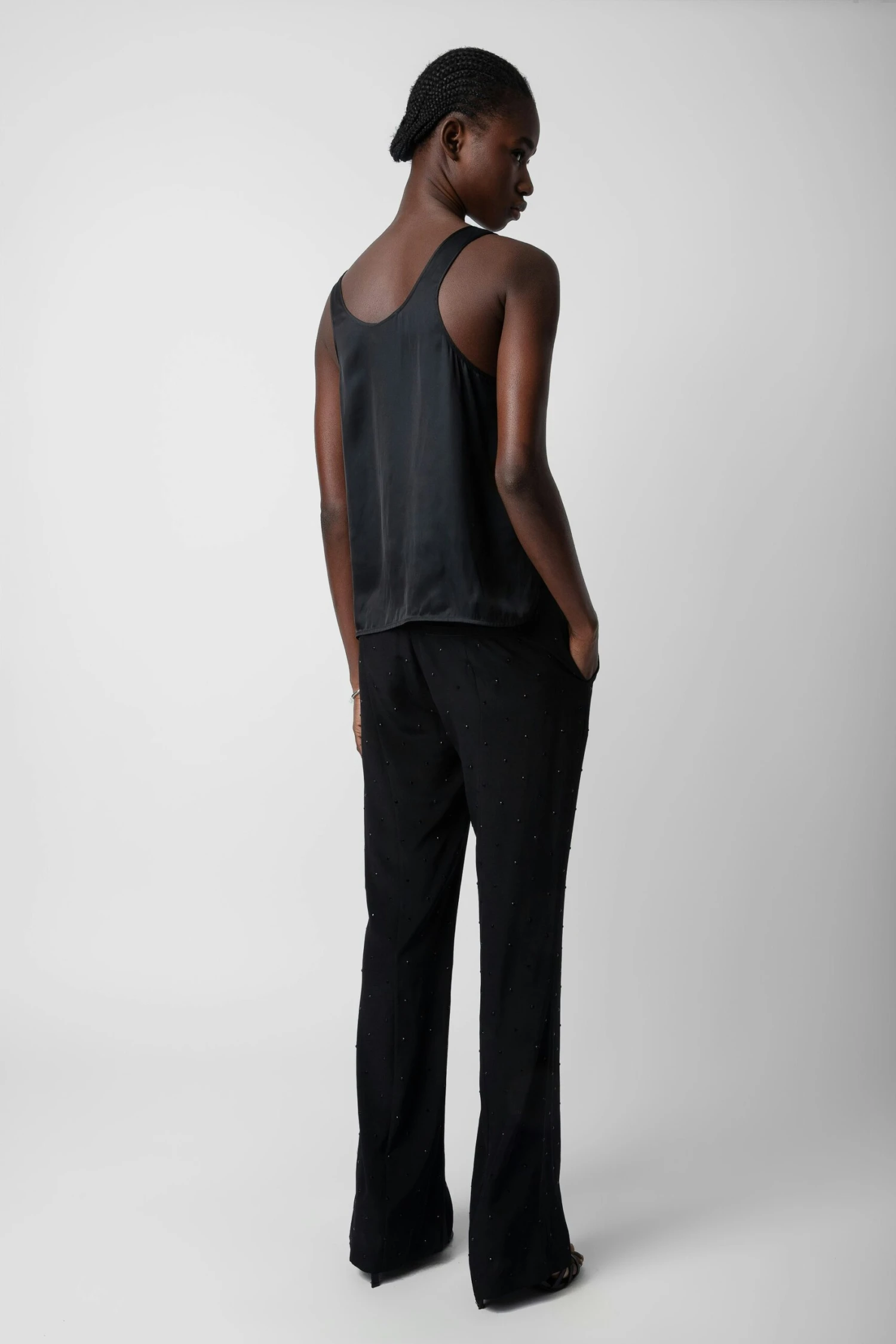 Zadig & Voltaire Poxy Silk Pants Black 4 Zadig & Voltaire Poxy Silk Pants Black - Image 4