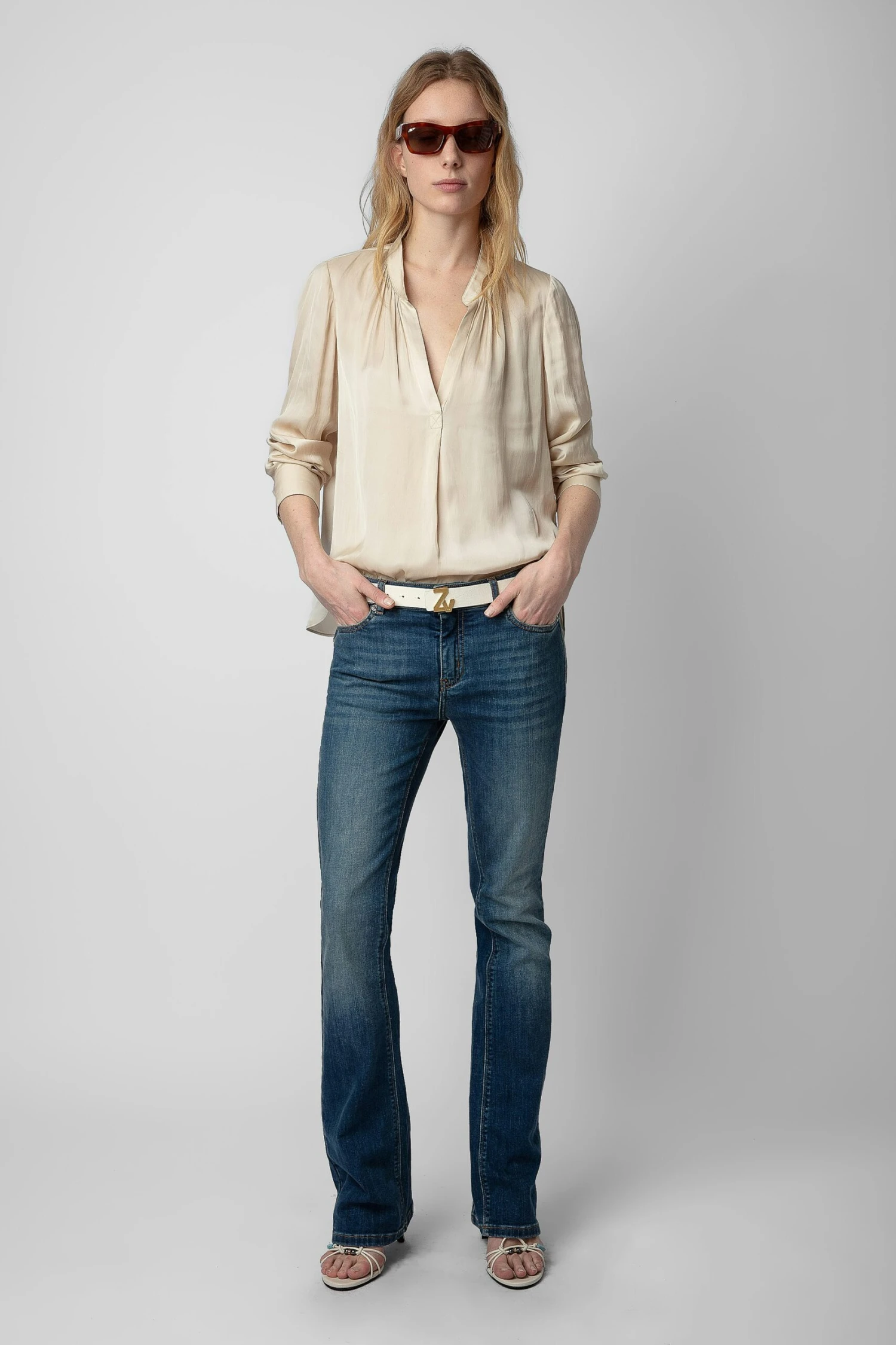 Zadig & Voltaire Tink Satin Blouse Scout 2 Zadig & Voltaire Tink Satin Blouse Scout - Image 2