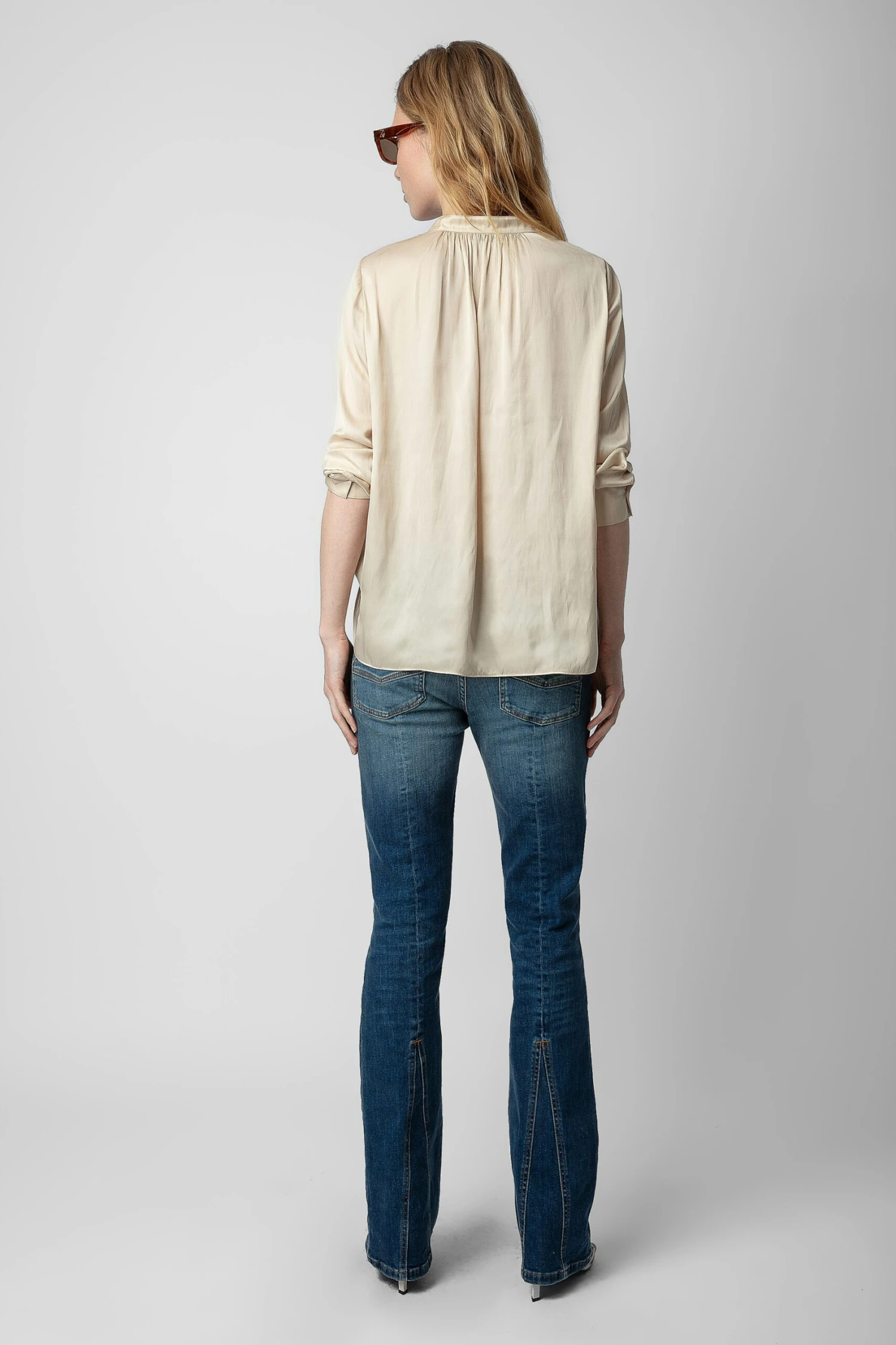 Zadig & Voltaire Tink Satin Blouse Scout 4 Zadig & Voltaire Tink Satin Blouse Scout - Image 4