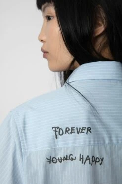 Zadig & Voltaire Taskiz Shirt Blue -Zadig & Voltaire Shop WWSH00553 BLEU 7