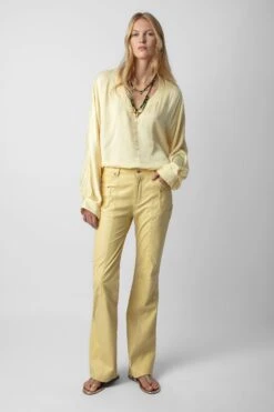 Zadig & Voltaire Tonastir Satin Blouse Shea