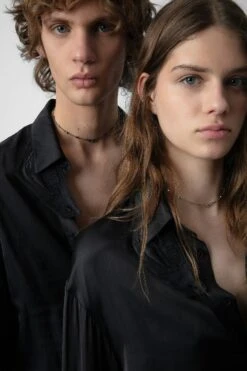 Zadig & Voltaire Tyrone Satin Shirt Black 19 Zadig & Voltaire Tyrone Satin Shirt Black -Zadig & Voltaire Shop WWSH00558 NOIR 13