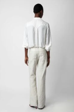 Zadig & Voltaire Twina Satin Blouse Judo -Zadig & Voltaire Shop WWSH00559 JUDO 6