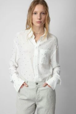 Zadig & Voltaire Tyrone Diamanté Shirt Judo -Zadig & Voltaire Shop WWSH00560 JUDO 3 1
