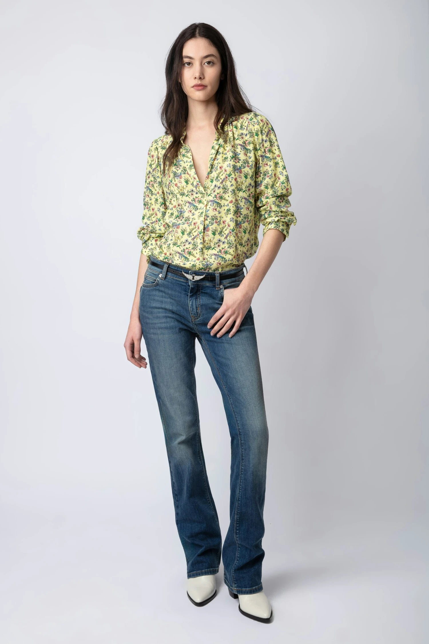 Zadig & Voltaire Tink Satin Blouse Cedra 2 Zadig & Voltaire Tink Satin Blouse Cedra - Image 2