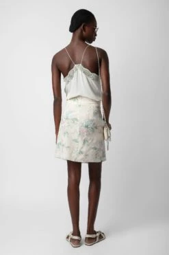 Zadig & Voltaire Joji Skirt Mastic 7 Zadig & Voltaire Joji Skirt Mastic -Zadig & Voltaire Shop WWSK00377 MASTIC 4