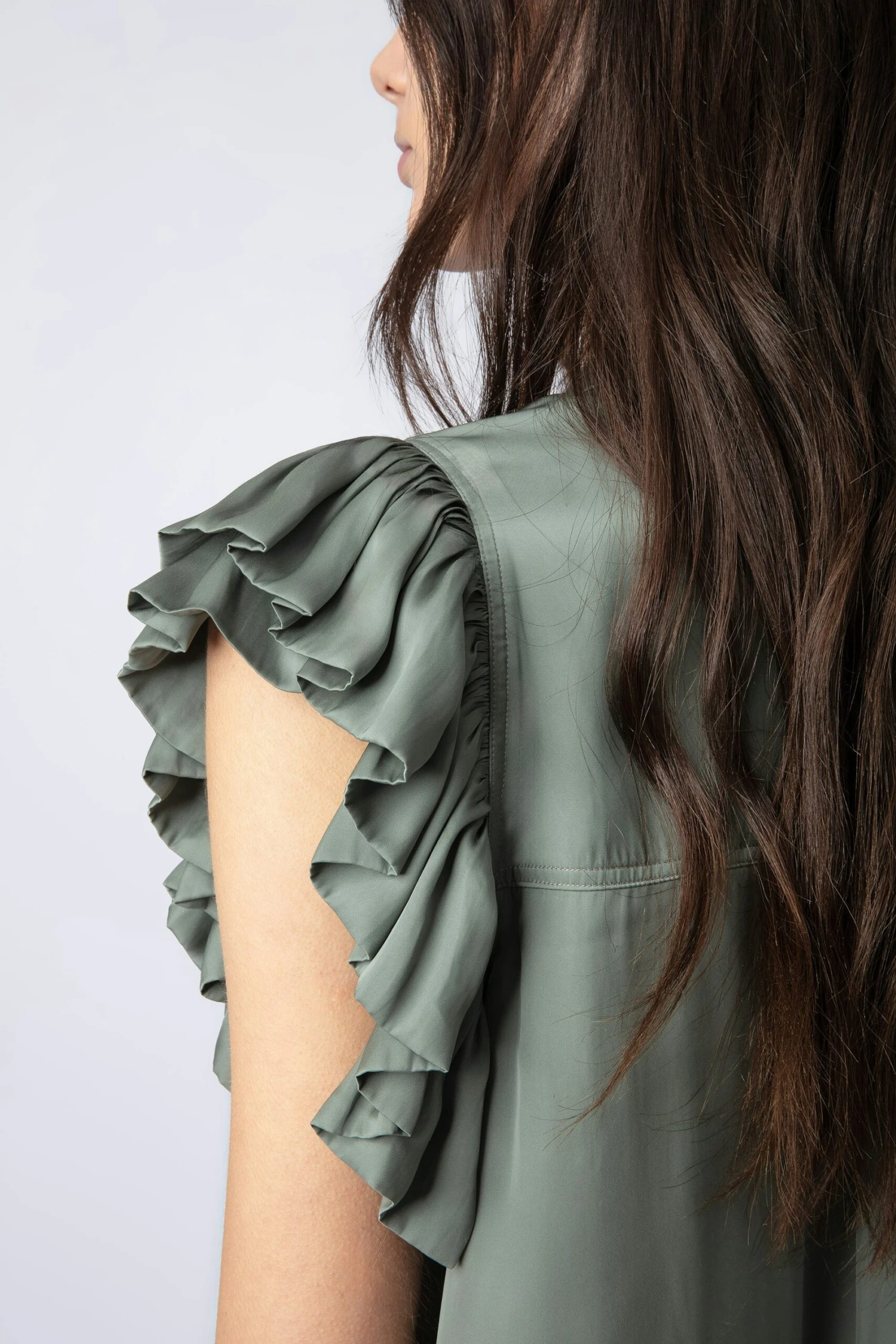 Zadig & Voltaire Tiza Satin Top Treillis 4 Zadig & Voltaire Tiza Satin Top Treillis - Image 4