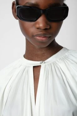 Zadig & Voltaire Tomina Satin Blouse Judo -Zadig & Voltaire Shop WWTO00220 JUDO 4