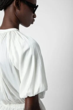 Zadig & Voltaire Tomina Satin Blouse Judo -Zadig & Voltaire Shop WWTO00220 JUDO 6