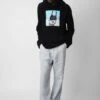 Zadig & Voltaire Sancho Photoprint Sweatshirt Black