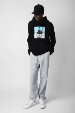 Zadig & Voltaire Sancho Photoprint Sweatshirt Black