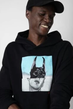 Zadig & Voltaire Sancho Photoprint Sweatshirt Black -Zadig & Voltaire Shop jmss00239 noir 4