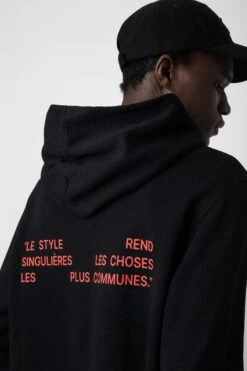 Zadig & Voltaire Sancho Photoprint Sweatshirt Black -Zadig & Voltaire Shop jmss00239 noir 6