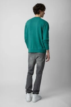 Zadig & Voltaire Simba Sweatshirt Aqua 11 Zadig & Voltaire Simba Sweatshirt Aqua -Zadig & Voltaire Shop jmss00240 aqua 6