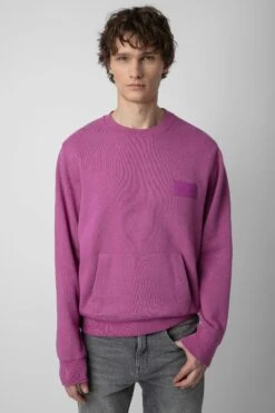 Zadig & Voltaire Aime Sweatshirt Anemone -Zadig & Voltaire Shop jmss00247 anemone 2