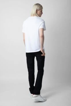 Zadig & Voltaire Tommy Skull XO T-shirt White 8 Zadig & Voltaire Tommy Skull XO T-shirt White -Zadig & Voltaire Shop jmts00001 blanc 4 1