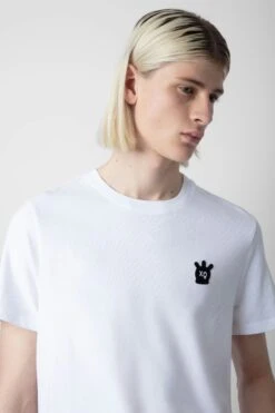 Zadig & Voltaire Tommy Skull XO T-shirt White 6 Zadig & Voltaire Tommy Skull XO T-shirt White -Zadig & Voltaire Shop jmts00001 blanc 5 1