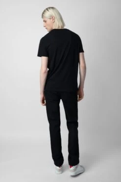 Zadig & Voltaire Tommy Skull XO T-shirt Black -Zadig & Voltaire Shop jmts00001 noir 4 1