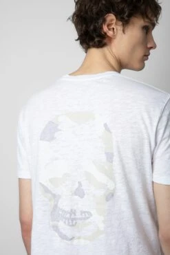 Zadig & Voltaire Stockholm T-Shirt White -Zadig & Voltaire Shop jmts00023 blanc 6