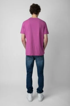 Zadig & Voltaire Ted Photoprint T-shirt Anemone 8 Zadig & Voltaire Ted Photoprint T-shirt Anemone -Zadig & Voltaire Shop jmts00637 anemone 5