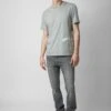 Zadig & Voltaire Ted Tag T-shirt Oyster