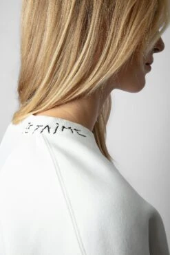 Zadig & Voltaire Oscar Heart Sweatshirt Judo -Zadig & Voltaire Shop jwss00576 judo 6