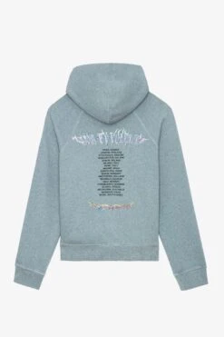 Zadig & Voltaire Georgy Concert Diamanté Hoodie Glacier -Zadig & Voltaire Shop jwss00584 glacier 10