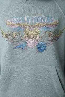 Zadig & Voltaire Georgy Concert Diamanté Hoodie Glacier -Zadig & Voltaire Shop jwss00584 glacier 12