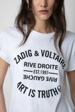 Zadig & Voltaire Walk Blason T-Shirt White -Zadig & Voltaire Shop jwts00052 blanc 4