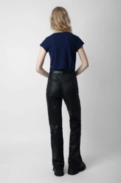 Zadig & Voltaire Skinny Stars Diamanté T-Shirt Marine -Zadig & Voltaire Shop jwts01586 marine 5 1
