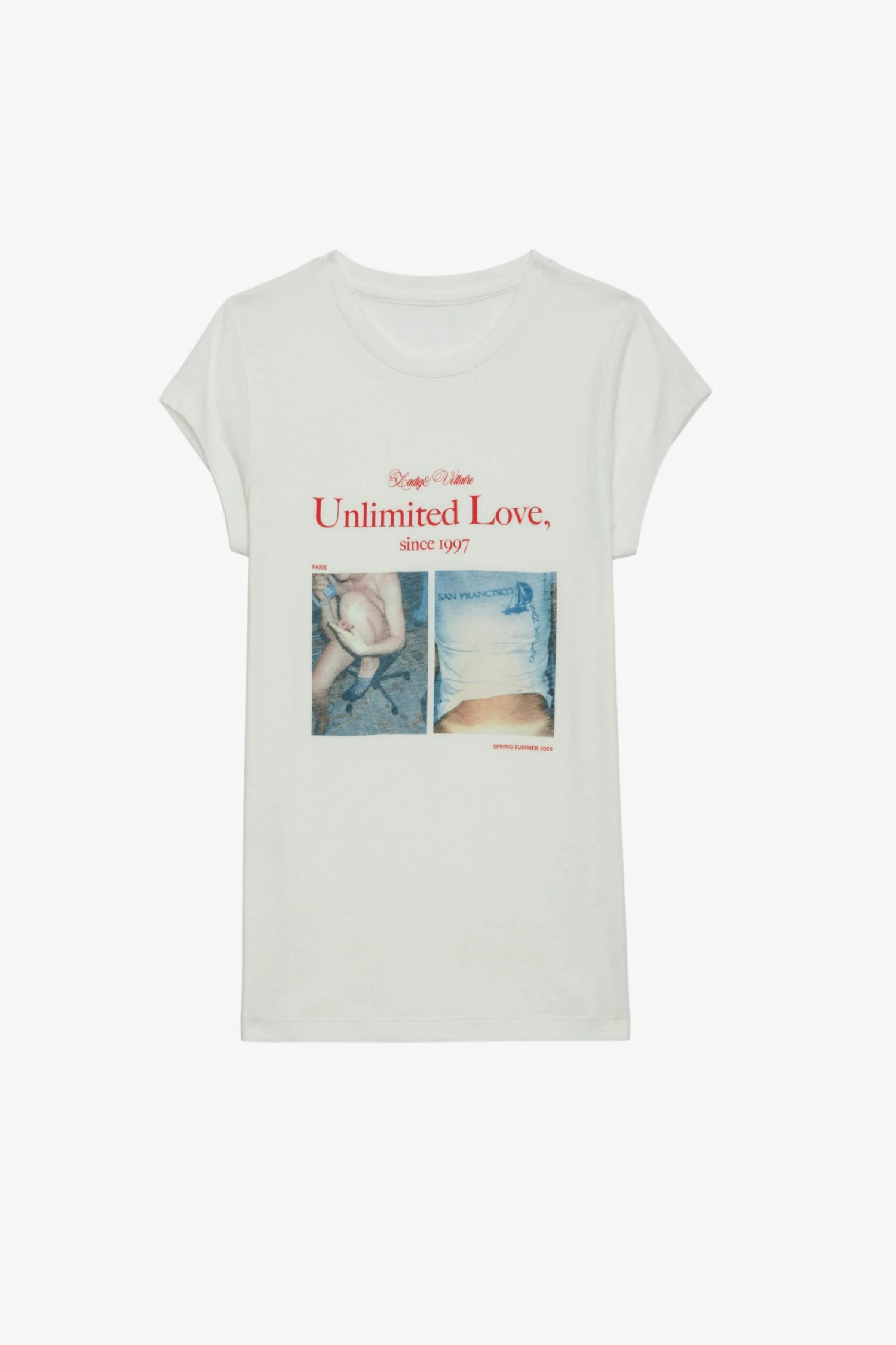 Zadig & Voltaire Skinny Photoprint T-shirt Judo 5 Zadig & Voltaire Skinny Photoprint T-shirt Judo - Image 5