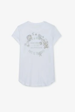 Zadig & Voltaire Woop Insignia T-shirt White -Zadig & Voltaire Shop jwts01625 blanc