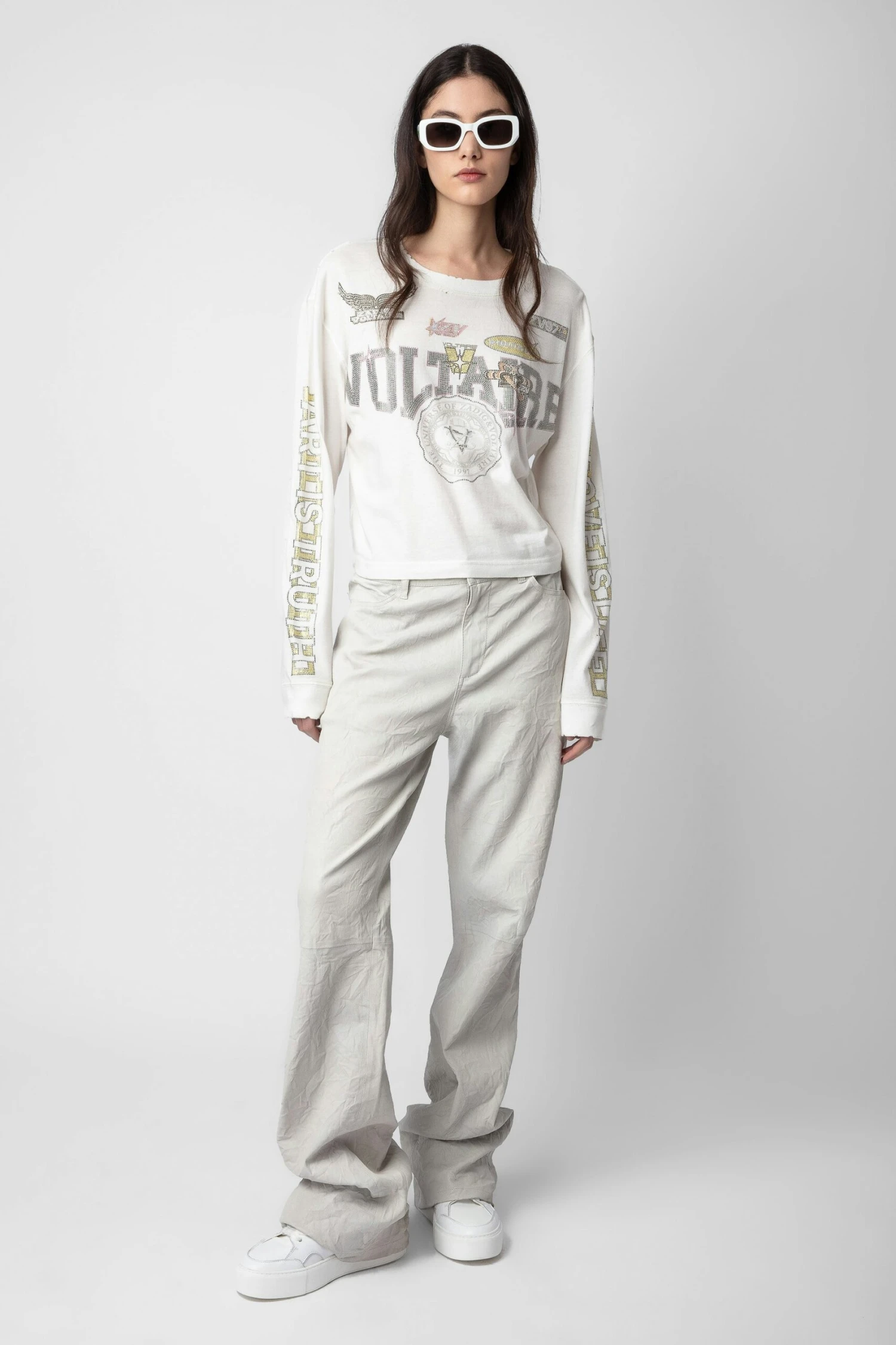 Zadig & Voltaire Iona Voltaire Diamanté T-shirt Judo 1 Zadig & Voltaire Iona Voltaire Diamanté T-shirt Judo