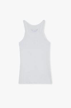 Zadig & Voltaire Alba Tank Top White -Zadig & Voltaire Shop jwtt00228 blanc 1 1