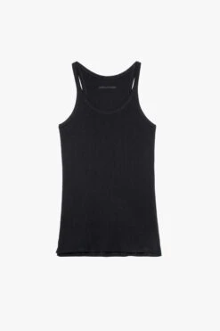 Zadig & Voltaire Alba Tank Top Black -Zadig & Voltaire Shop jwtt00228 noir 1