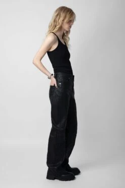 Zadig & Voltaire Alba Tank Top Black -Zadig & Voltaire Shop jwtt00228 noir 3 1