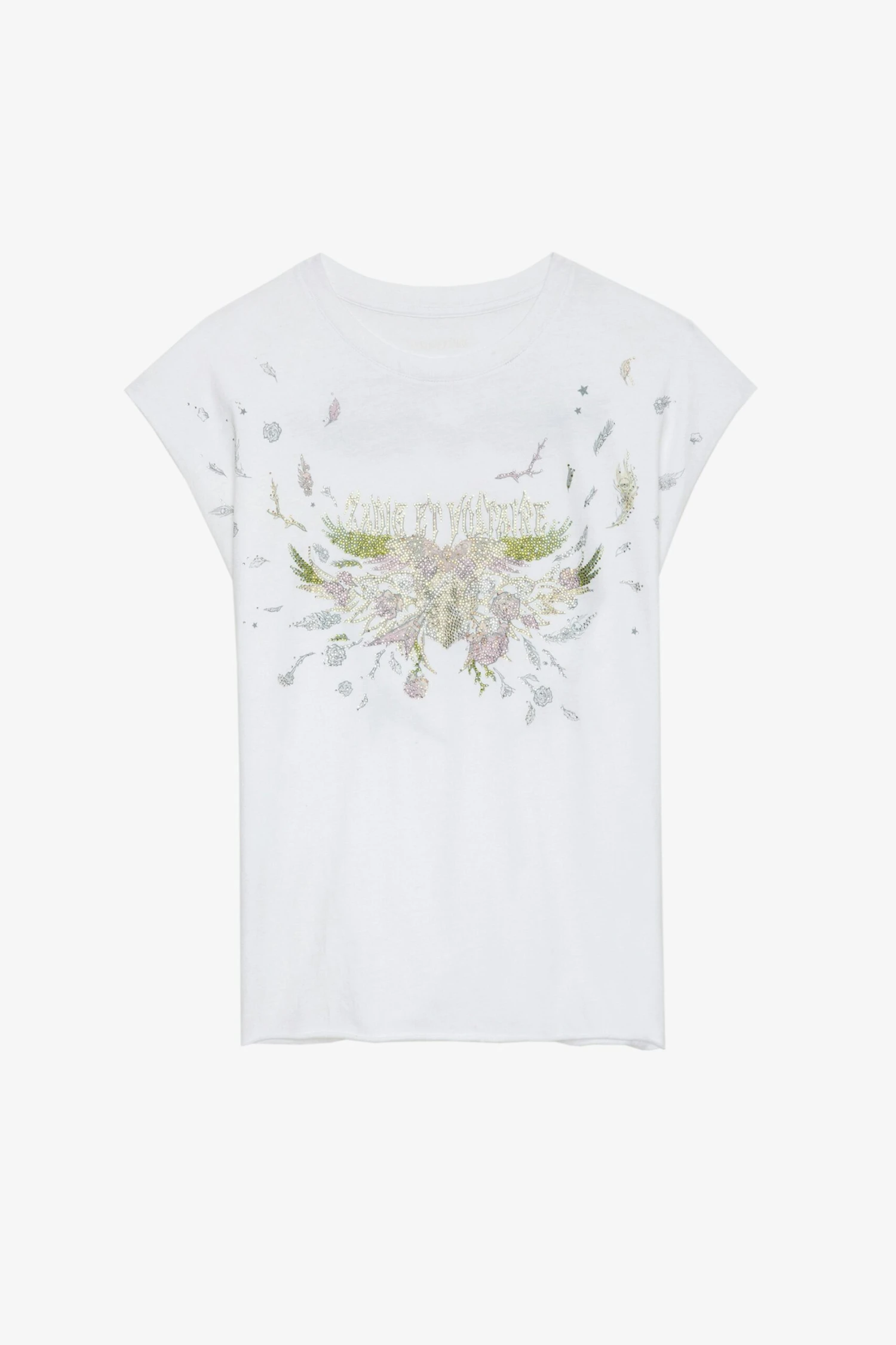 Zadig & Voltaire Cécilia Concert Diamanté Tank Top White 5 Zadig & Voltaire Cécilia Concert Diamanté Tank Top White - Image 5