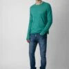 Zadig & Voltaire Teiss Cashmere Sweater Aqua