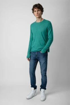 Zadig & Voltaire Teiss Cashmere Sweater Aqua