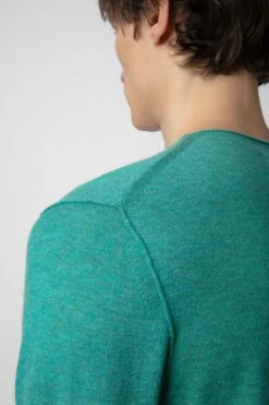 Zadig & Voltaire Teiss Cashmere Sweater Aqua -Zadig & Voltaire Shop kmsw00010 aqua 5