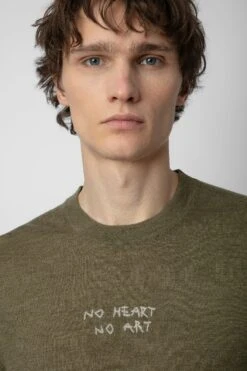 Zadig & Voltaire Kennedy Sweater Used Kaki -Zadig & Voltaire Shop kmsw00681 used kaki 4