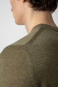 Zadig & Voltaire Kennedy Sweater Used Kaki -Zadig & Voltaire Shop kmsw00681 used kaki 5
