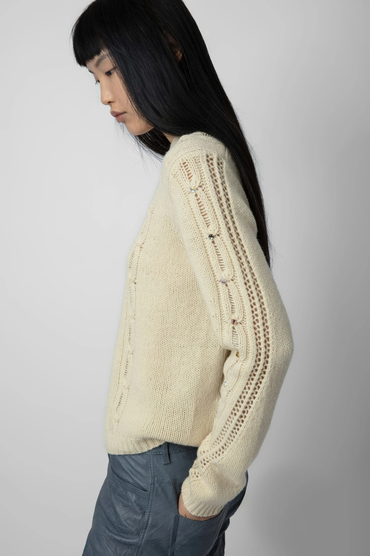 Zadig & Voltaire Morley Sweater Vanille 3 Zadig & Voltaire Morley Sweater Vanille - Image 3